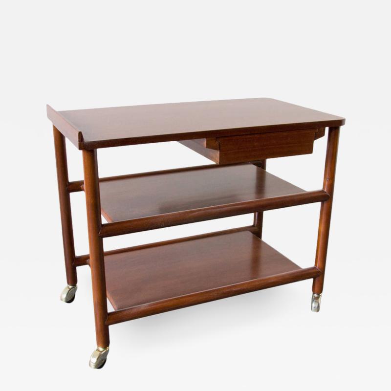 William Pahlman William Pahlman Walnut Bar Cart