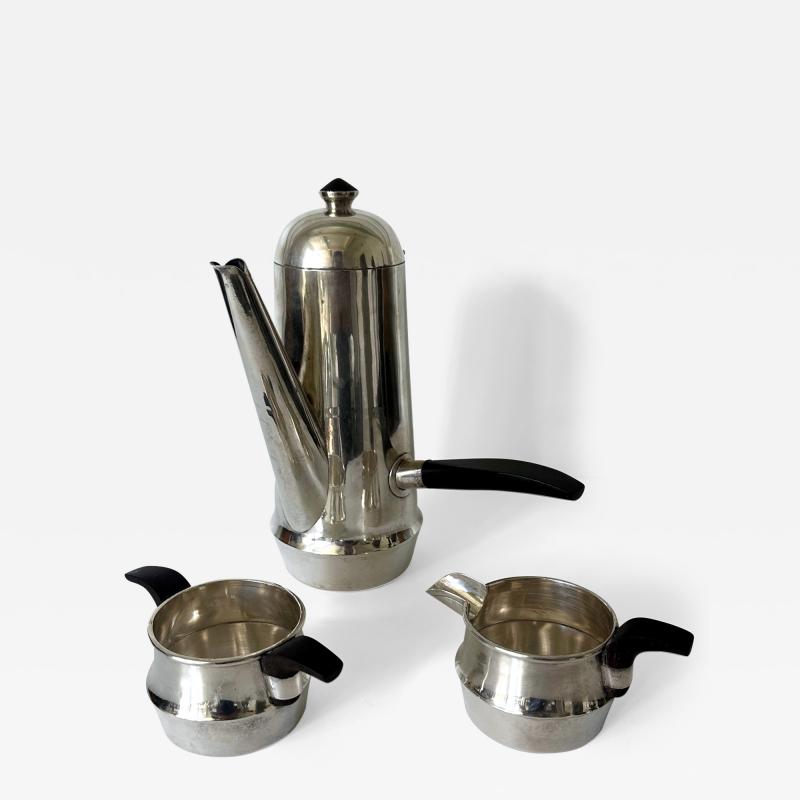 William Spratling Midcentury Modern Mexican Silver Coffee Set by Williams Spratling