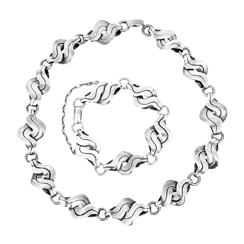 William Spratling Spratling Silver bracelet Necklace