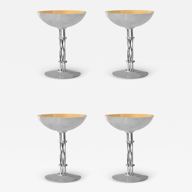 William Spratling william Spratling Set of 4 Champagne Coupes