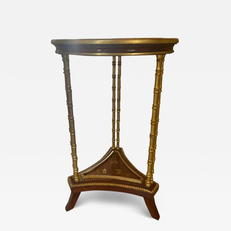 William Switzer Charles Pollock for William Switzer Bamboo Chinoiserie Side Table