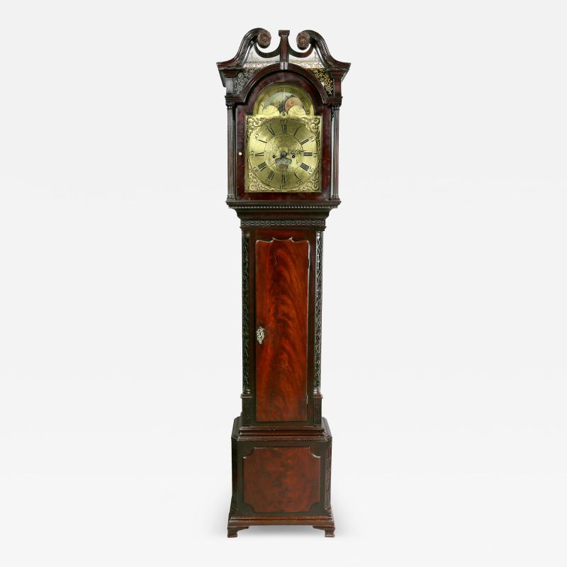 William Taylor George III Mahogany Longcase Clock by William Taylor of Whitehaven Cumbria