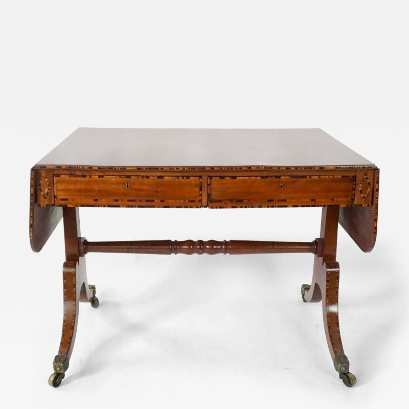 William Wilkinson Calamander Inlaid Mahogany Sofa Table by William Wilkinson London circa 1820