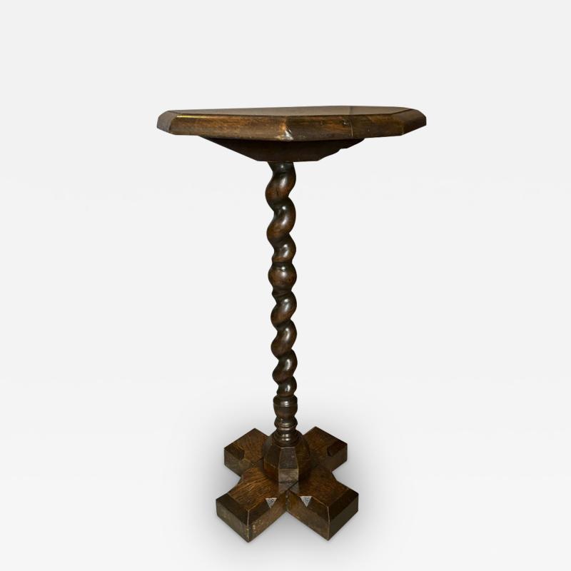 William and Mary Oak Candlestand