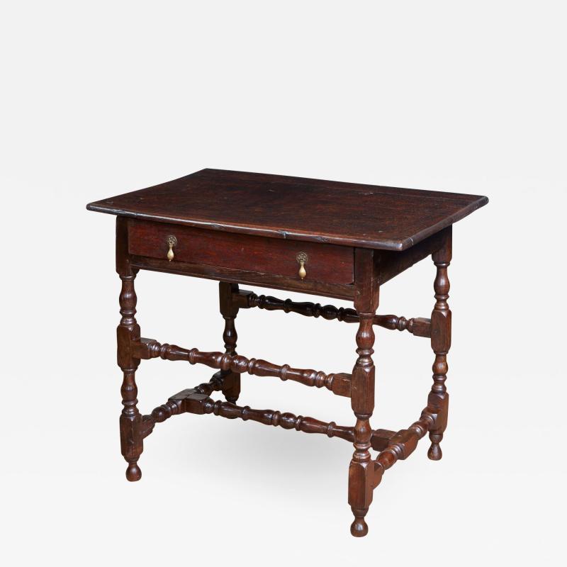 William and Mary Oak Table