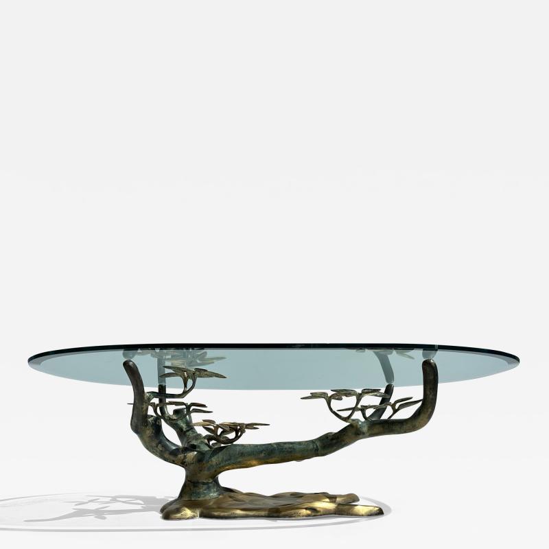 Willy Daro Brass Bonsai Tree Coffee Table