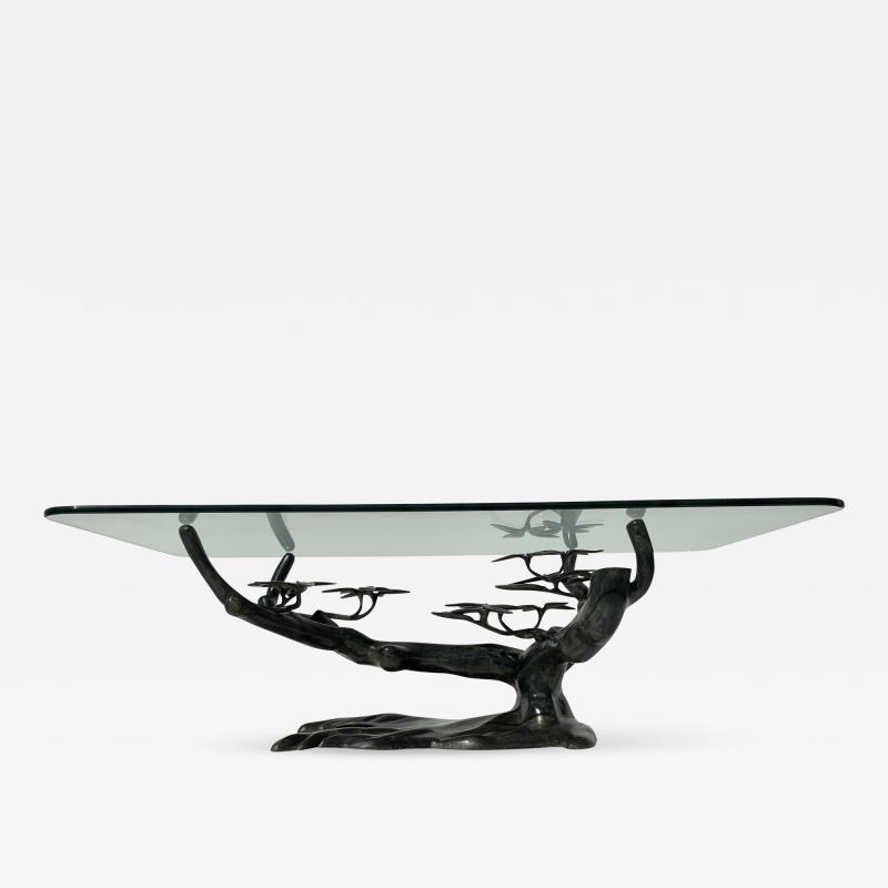 Willy Daro Willy Daro Brass Bonsai Tree Coffee Table
