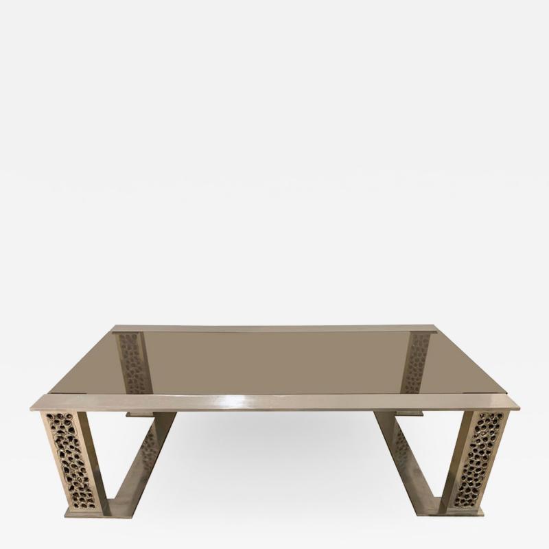 Willy Luyckx Willy Luyckx Aluclair Belgian 1970s Sculptural Table