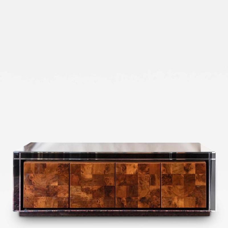 Willy Rizzo Midcentury Italian Sideboard by Willy Rizzo
