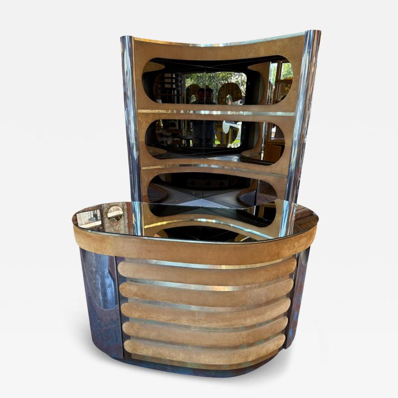 Willy Rizzo Vintage Dry Bar by Willy Rizzo Italy 1970s