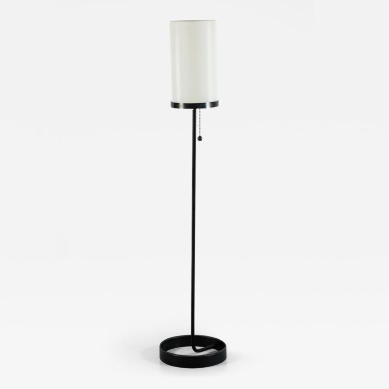 Wilshire Leather Floor Lamp Ebony