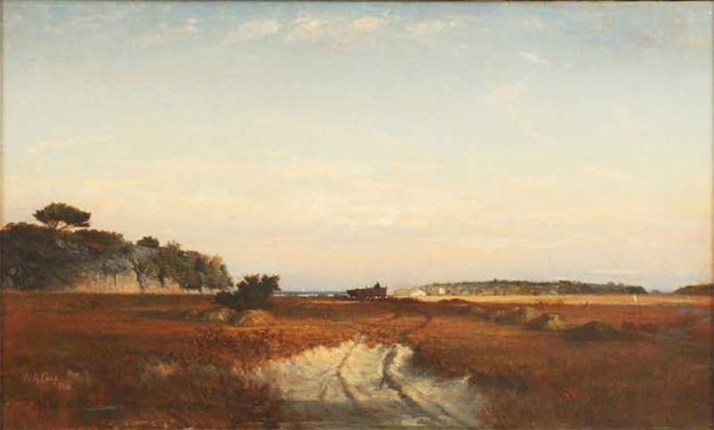 Winckworth Allan Gay Hay wagon off Jerusalem Road Cohasset Massachusetts