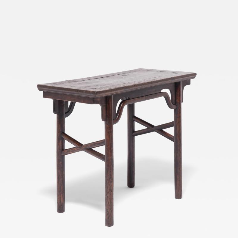 Wine Table with Crossed Stretchers