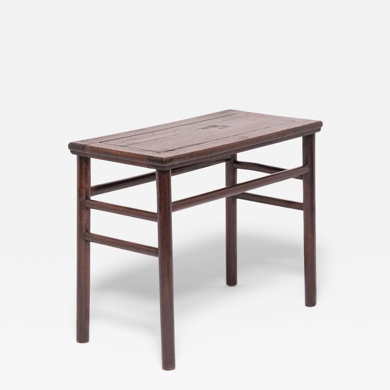 Wine Table with Simple Stretchers