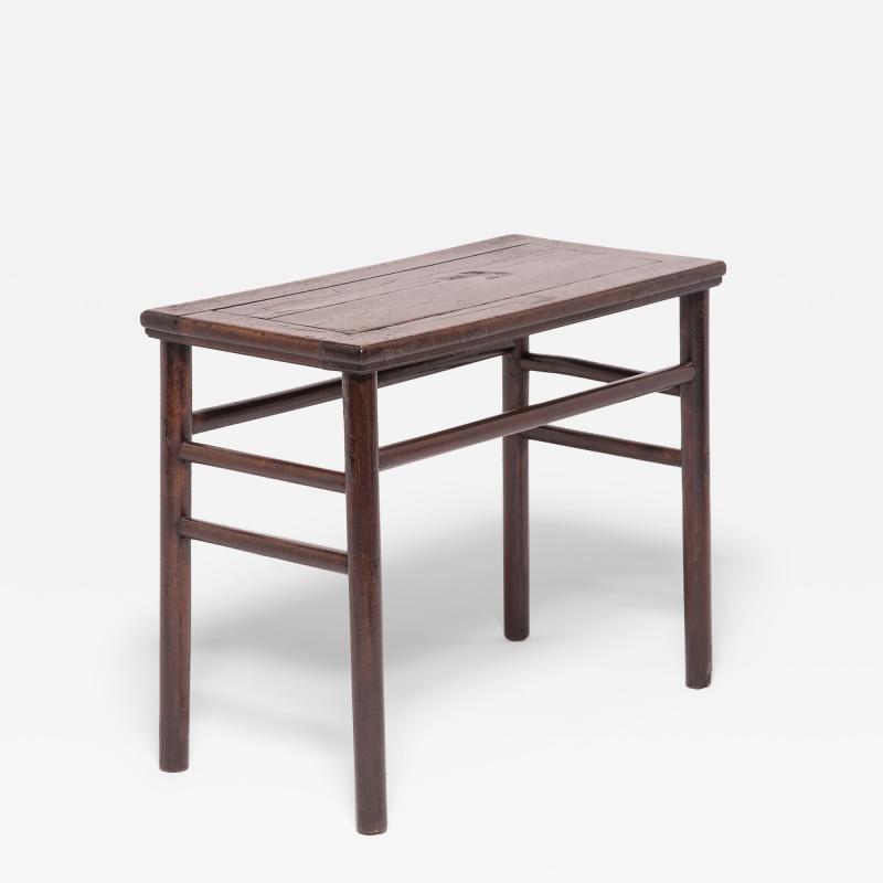 Wine Table with Simple Stretchers