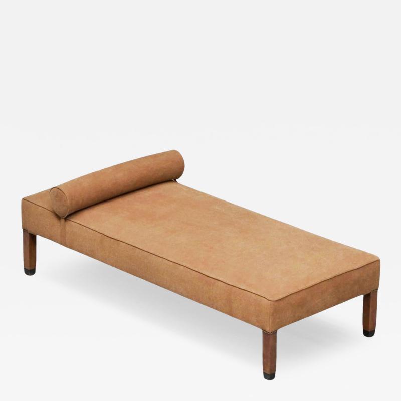 Wonderful Art Deco Daybed in Linen 1930s