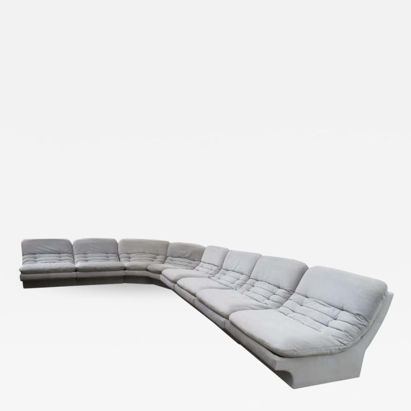 Wonderful Eight Piece Sectional Sofa Mid Century Modern