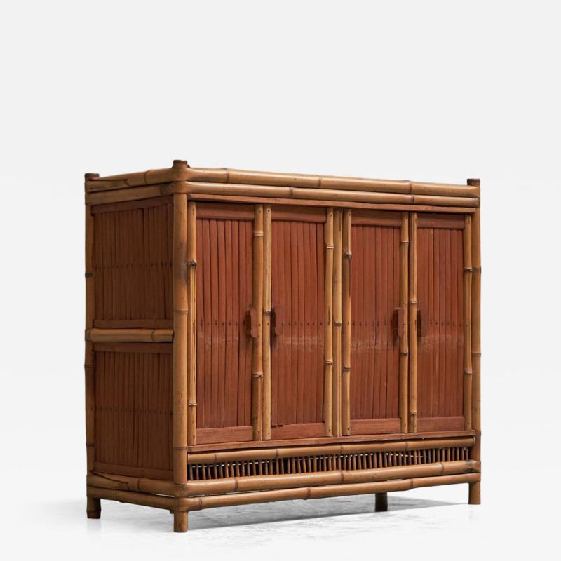 Wonderful Mid Century Cabinet in Bamboo 1960s