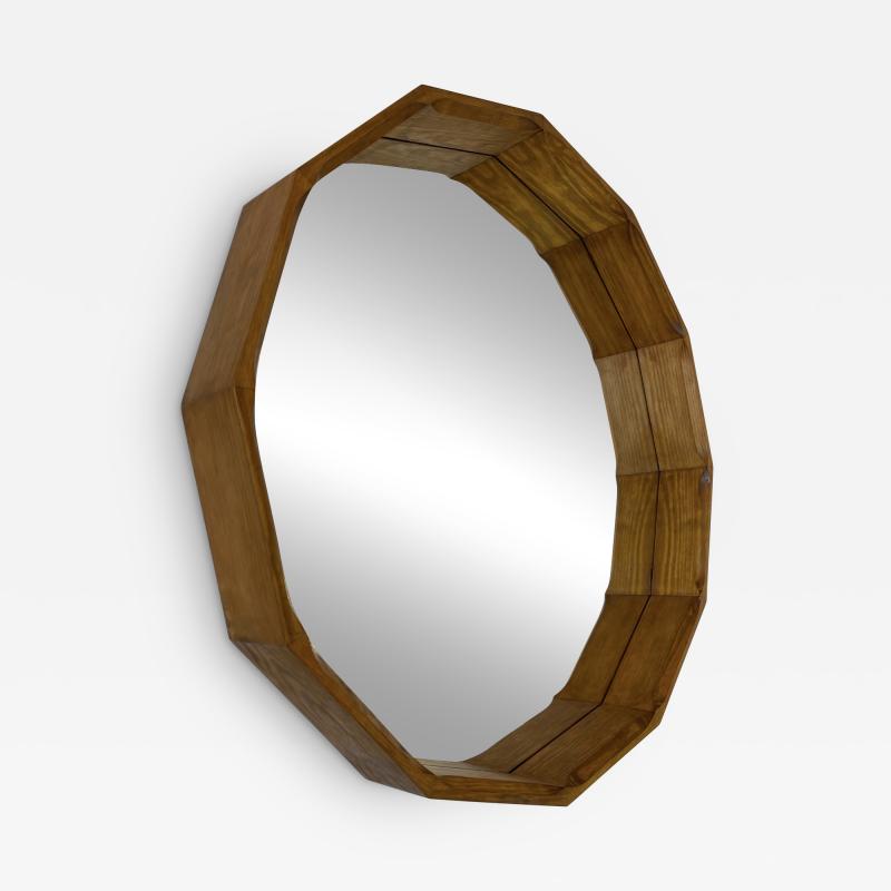 Wood Mirror Dodecagon Italy