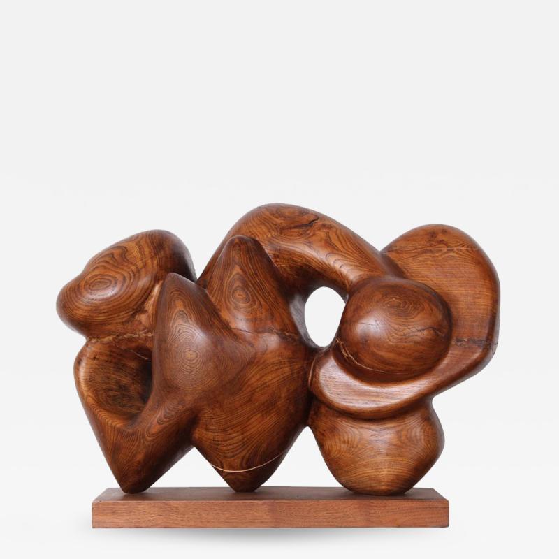 Wooden Abstract Sculpture by Robert Winslow