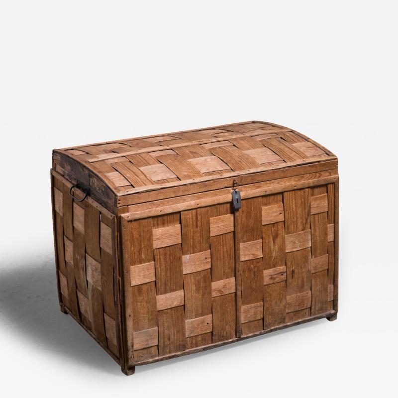 Wooden chest from Sweden