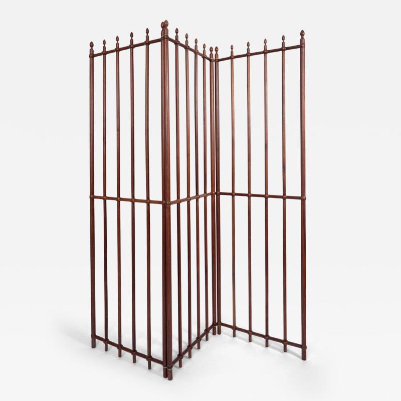 Wooden screen 19th c 