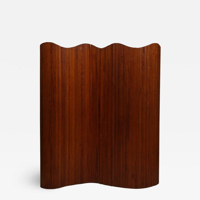 Wooden tambour screen by Baumann Paris c 1930