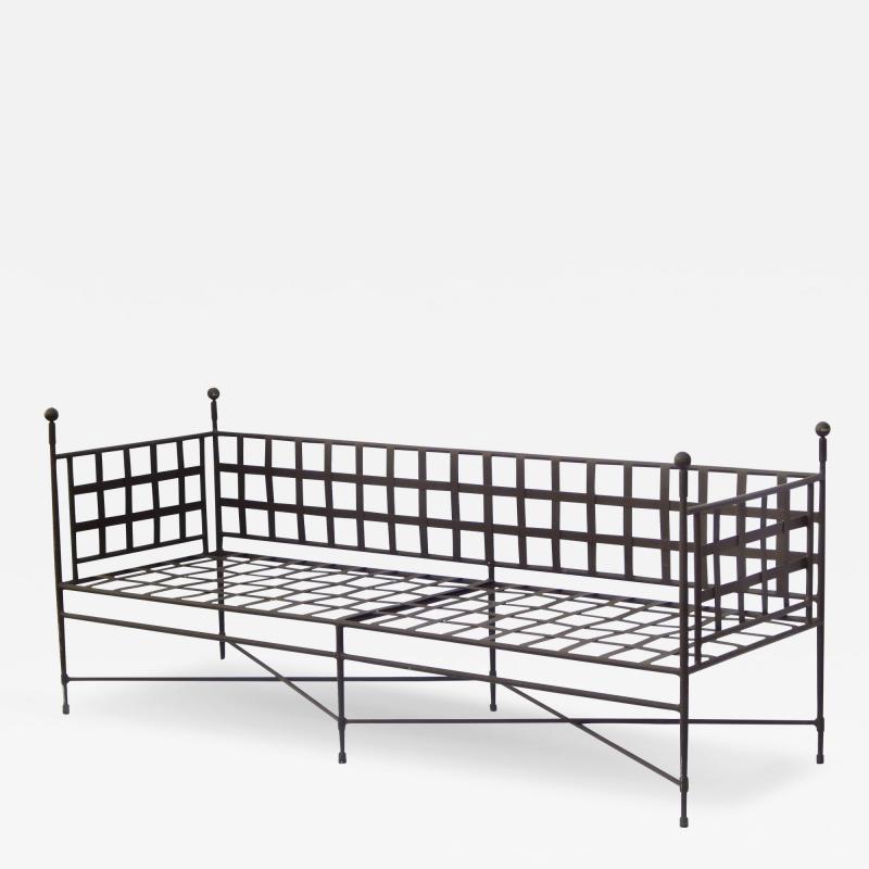 Woven Metal Garden Sofa