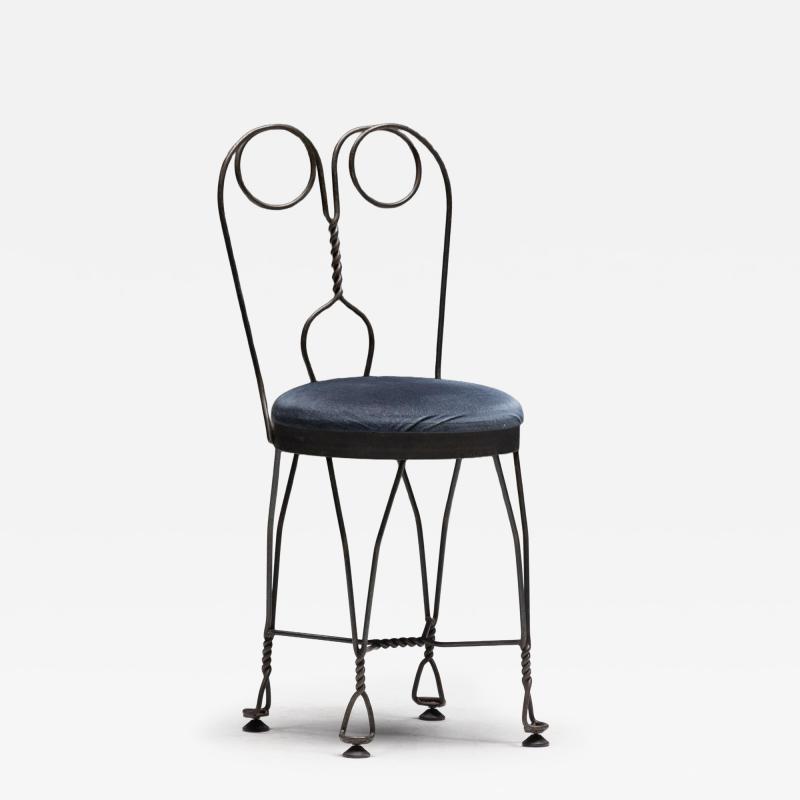 Wrought Iron Butterfly Dining Chair France 1960s