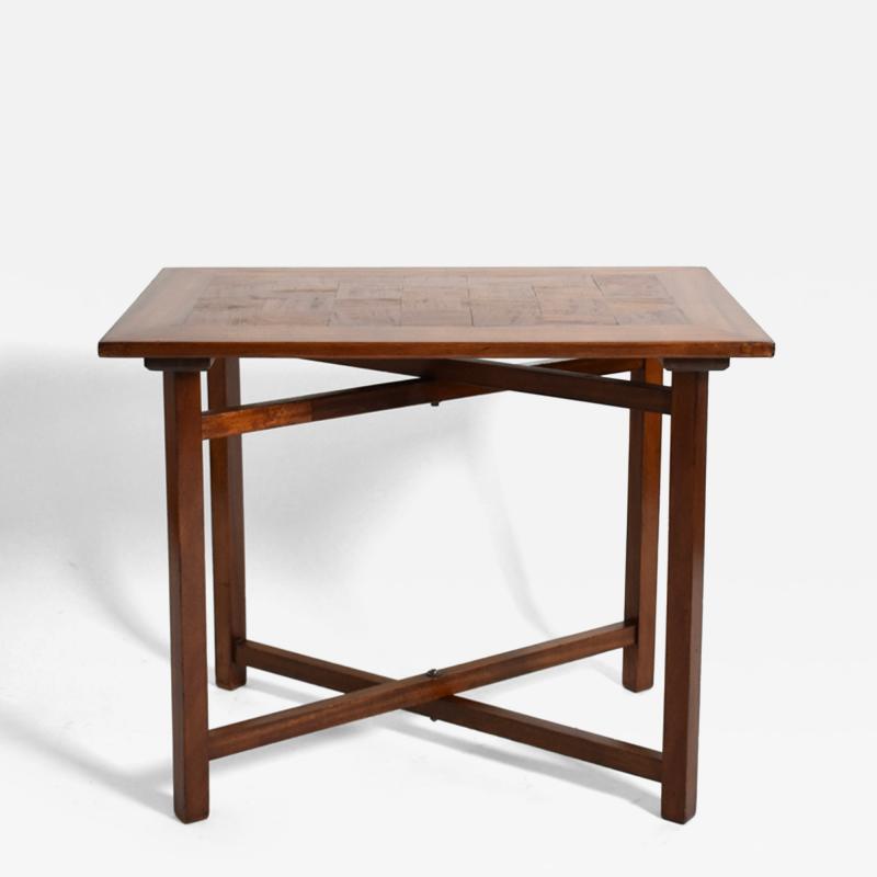 X shaped foot chessboard table XIXth c 