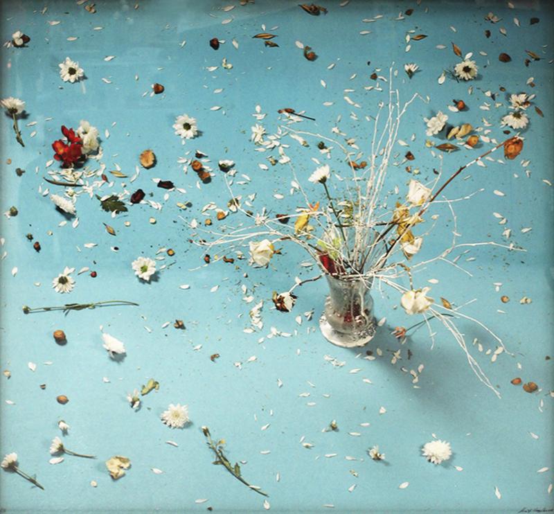 Xurxo G mez Chao Gran Bouquet Azul By Xurxo G mez Chao Floral Blue Abstract Still Life 2017