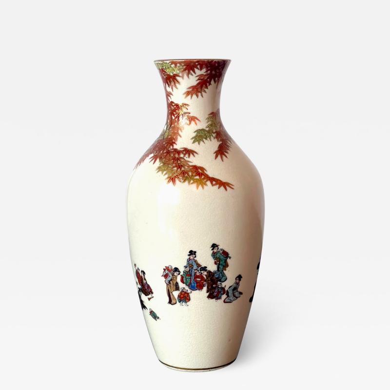 Yabu Meizan Japanese Miniature Satsuma Vase Yabu Meizan Meiji