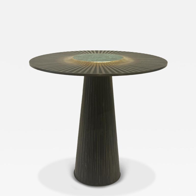 Yann Dessauvages Malachite Sun Occasional Table by Yann Dessauvages