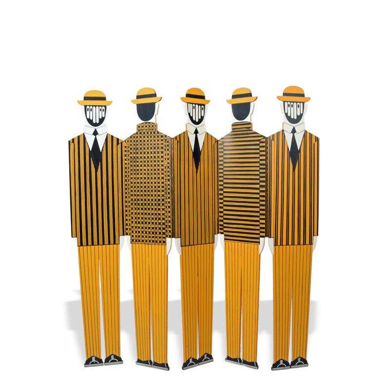 Yannis Gaitis Sculpture Five Figures Yannis Ga tis 1923 1984 ca 1970s