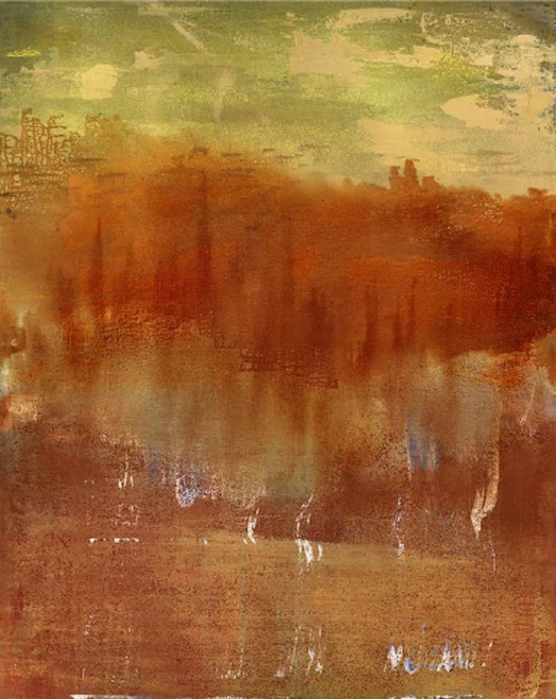 Yari Ostovany Nostalghia for Andrei Tarkovsky Abstract painting 2021