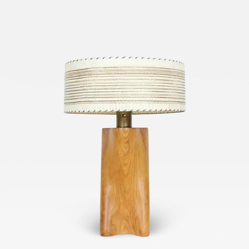 Yasha Heifetz Yasha Heifetz Biomorphic Ash Table Lamp with Milk Glass Shade 1940s