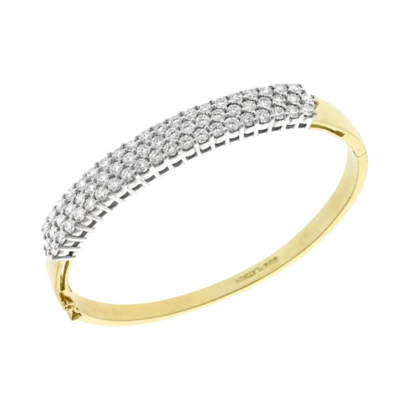 Yellow Gold and Platinum Diamond Bracelet