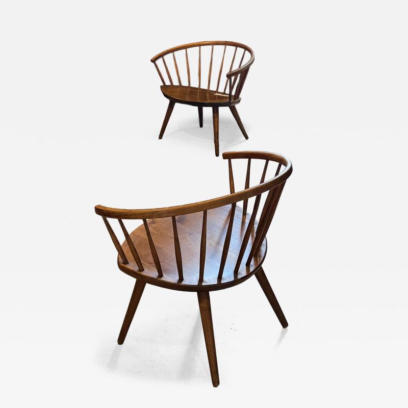 Yngve Ekstr m Chic pair of Arka easy chairs by Yngve Ekstrom