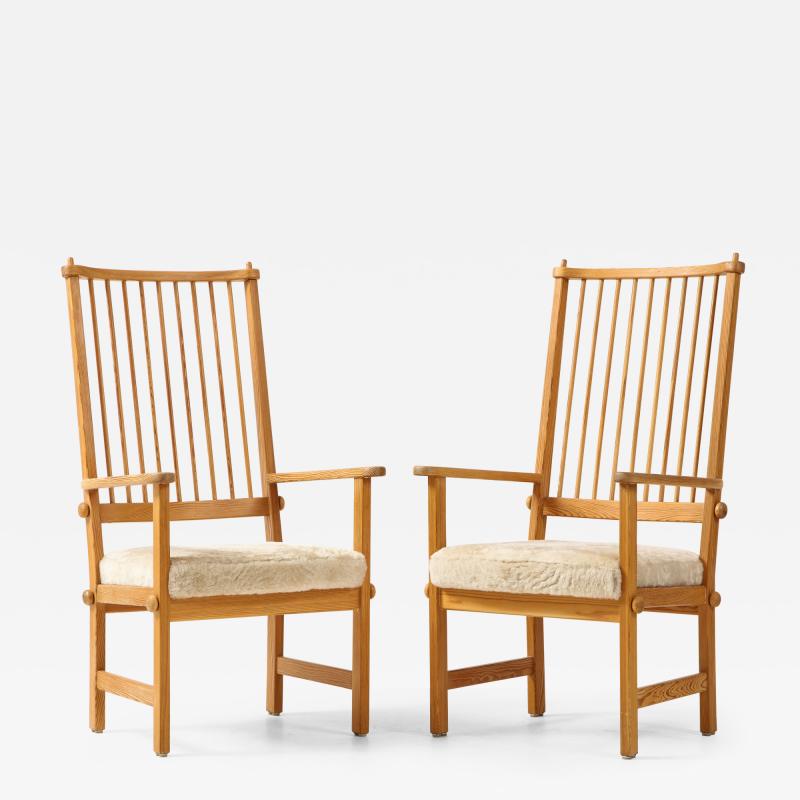 Yngve Ekstr m Pair of Swedish Yngve Ekstr m Chairs circa 1950s