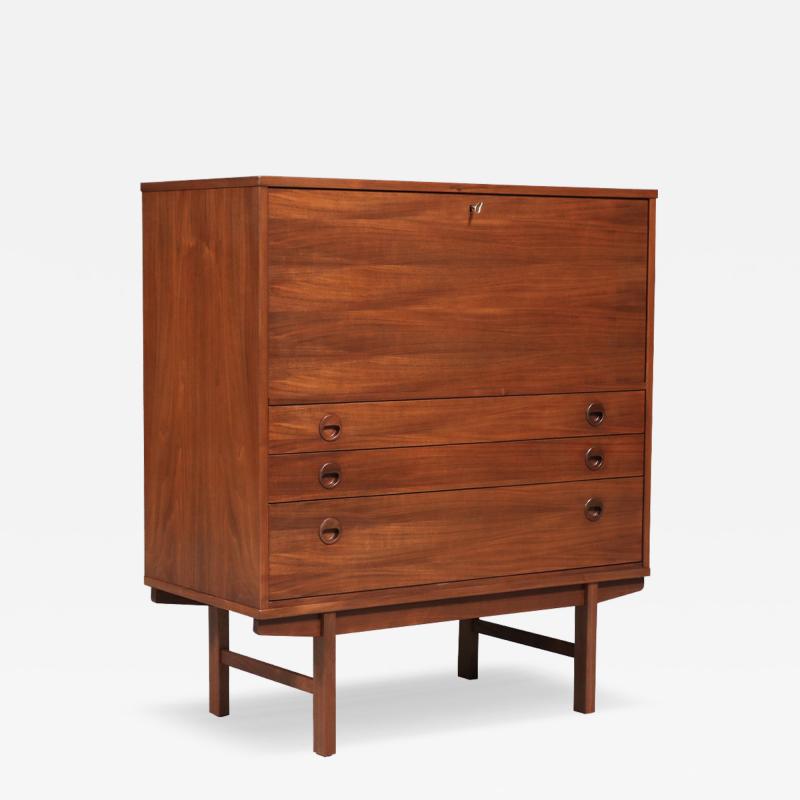 Yngve Ekstr m Yngve Ekstr m Walnut Drop Leaf Writing Desk for Dux