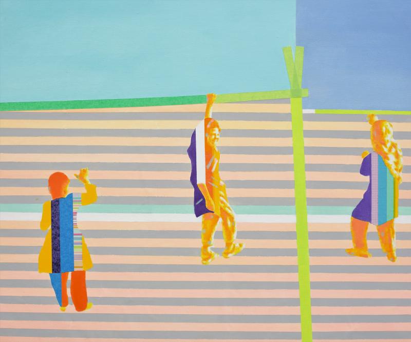 Yoon Kyung Kim Memories of Colors Kids at the Boarder