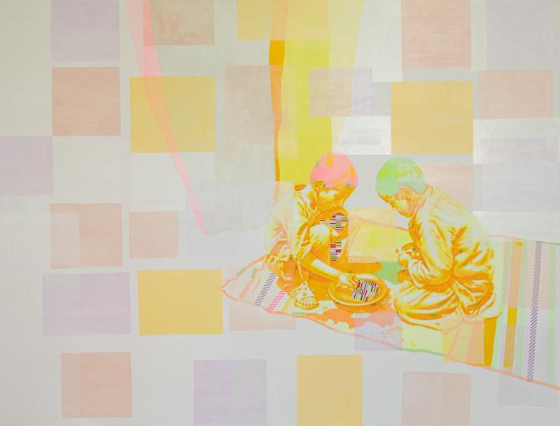 Yoon Kyung Kim Memories of Colors Kids in Composition with Color Planes 3