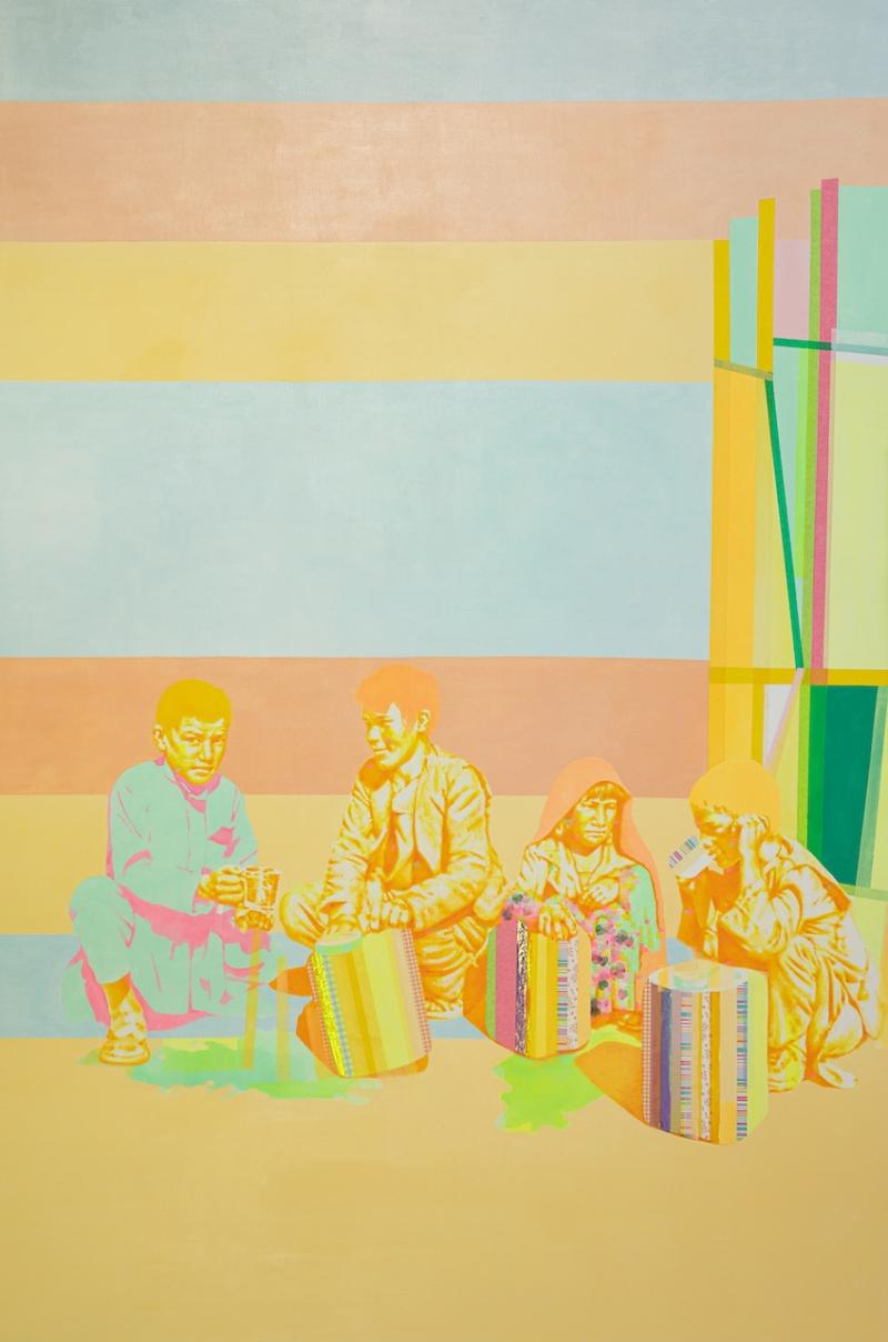 Yoon Kyung Kim Memories of Colors with My Back to the World