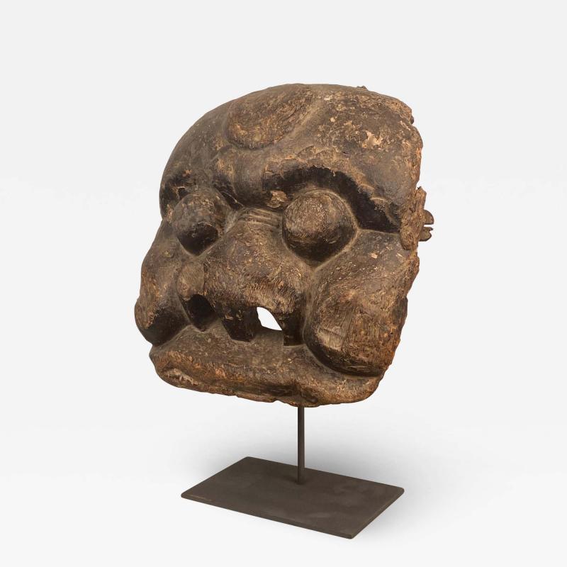 Yuan Dynasty Drvapala Mask China Circa 14th 15th Century