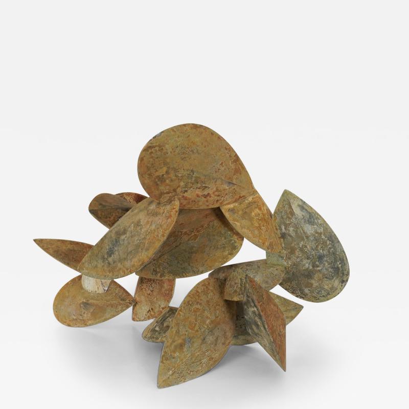 Yves PAGART MUSELS One of a kind zinc sculpture