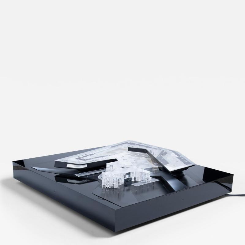 Zaha Hadid Architects Illuminated Acrylic Architectural Model 2003