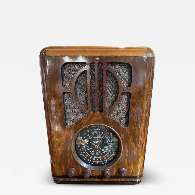 Zenith Model 6 S 229 Tombstone Radio 1938 With Adapter for Bluetooth
