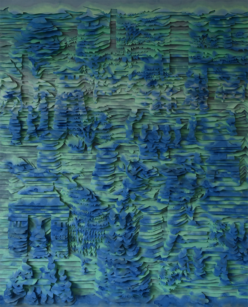 Zhang Xiaodong Viewing the Azure Mist 2 1 2026