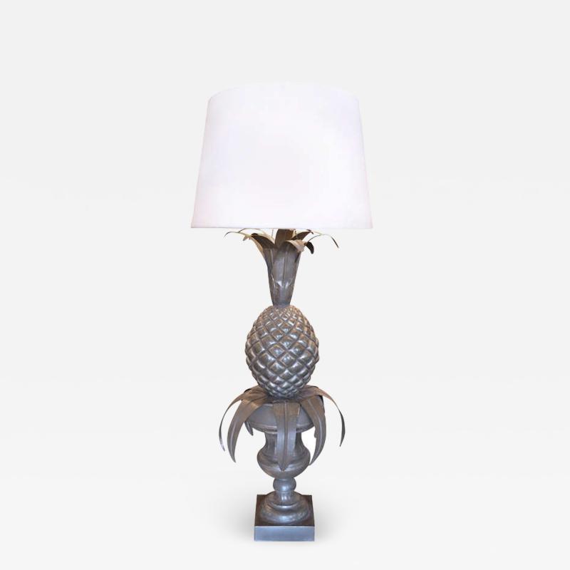 Zinc Pineapple Table Lamp