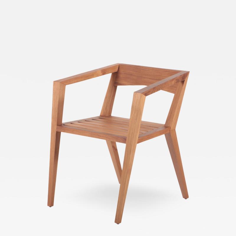 Zoo Oiled Indoor Solid Teak Dining Chair by Maximilian Eicke for Max ID NY